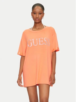 Guess T-Shirt E5GI07 K68D2 Pomarańczowy Regular Fit