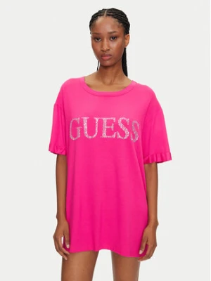 Guess T-Shirt E5GI07 K68D2 Różowy Regular Fit