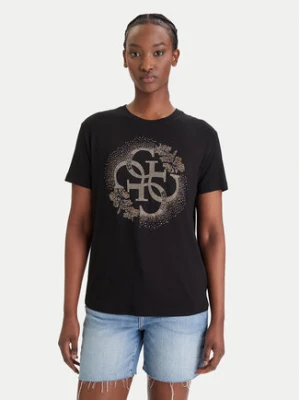 Guess T-Shirt E6GI01 K68D2 Czarny Regular Fit