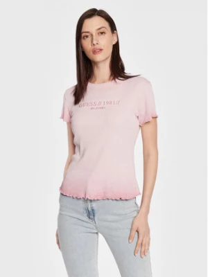 Guess T-Shirt Edurne W2GI10 K1814 Różowy Regular Fit