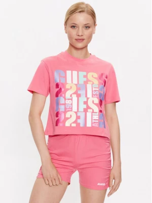 Guess T-Shirt Edwina V3GI08 I3Z14 Różowy Regular Fit