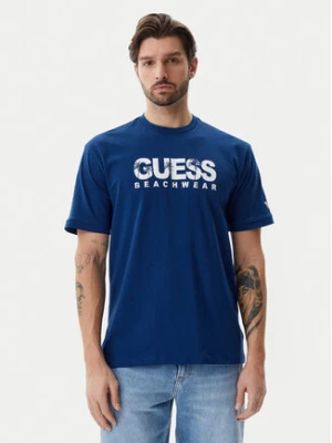 Guess T-Shirt F5GI11 I3Z14 Niebieski Oversize