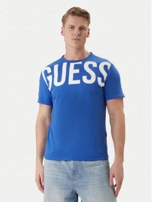 Zdjęcie produktu Guess T-Shirt F6GI01 J1314 Niebieski Slim Fit