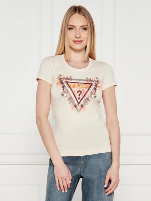 GUESS T-shirt FLOWERS | Slim Fit