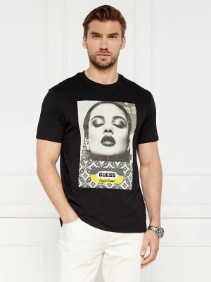 GUESS T-shirt GIRL COLLAGE | Regular Fit czarny