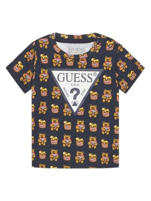 Guess T-Shirt H1YT00 K6YW1 Czarny Regular Fit