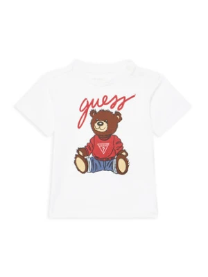 Guess T-Shirt H4BT01 I3Z14 Biały Regular Fit
