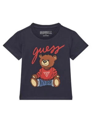 Guess T-Shirt H4BT01 I3Z14 Granatowy Regular Fit