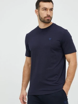 Guess t-shirt HEDLEY męski kolor granatowy gładki Z2YI12 JR06K