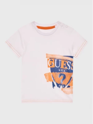 Guess T-Shirt I3GI00 K8HM0 Biały Regular Fit