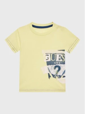 Guess T-Shirt I3GI00 K8HM0 Żółty Regular Fit