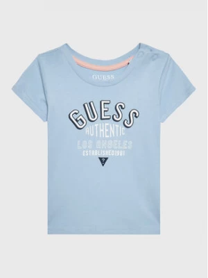 Guess T-Shirt I3RI00 K8HM0 Niebieski Regular Fit