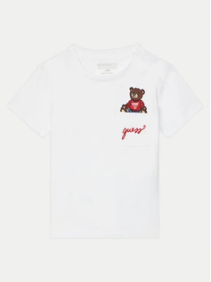Guess T-Shirt I5RI03 I3Z14 Biały Regular Fit