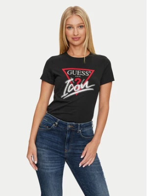 Guess T-Shirt Icon W4YI32 I3Z14 Czarny Regular Fit