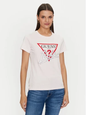 Guess T-Shirt Icon W4YI32 I3Z14 Różowy Regular Fit