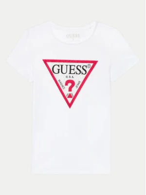 Guess T-Shirt J2YI51 K6YW1 Biały Regular Fit