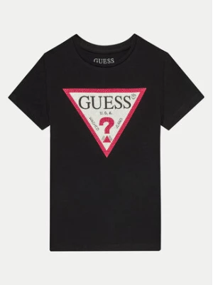 Guess T-Shirt J2YI51 K6YW1 Czarny Regular Fit