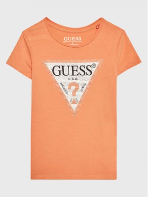 Guess T-Shirt J2YI51 K6YW1 Pomarańczowy Regular Fit