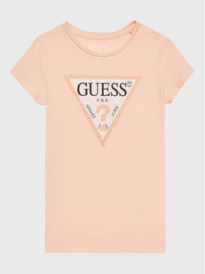 Guess T-Shirt J2YI51 K6YW1 Różowy Regular Fit