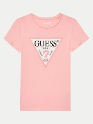 Guess T-Shirt J2YI51 K6YW1 Różowy Regular Fit