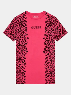 Guess T-Shirt J3BI21 J1314 Różowy Oversize