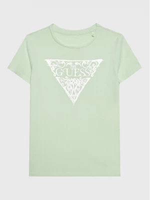 Guess T-Shirt J3GI01 K6YW3 Zielony Regular Fit