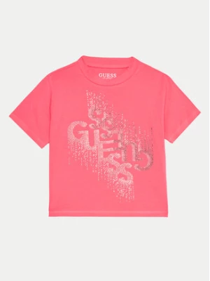 Guess T-Shirt J4BI05 J1314 Różowy Boxy Fit