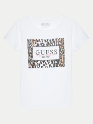 Guess T-Shirt J4BI17 J1314 Biały Regular Fit