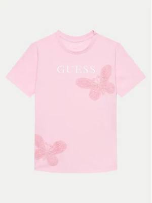 Guess T-Shirt J4GI20 K8HM4 Różowy Regular Fit