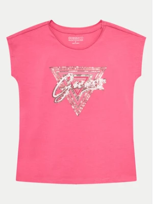 Guess T-Shirt J4GI21 K6YW4 Różowy Boxy Fit