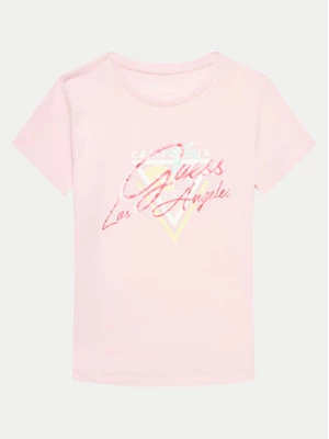 Guess T-Shirt J4GI23 K6YW4 Różowy Regular Fit