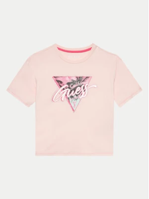 Guess T-Shirt J4GI26 K6YW1 Różowy Regular Fit