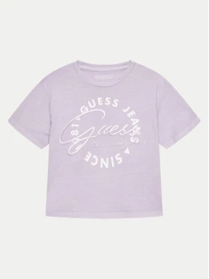 Guess T-Shirt J4GI30 K8HM4 Fioletowy Boxy Fit