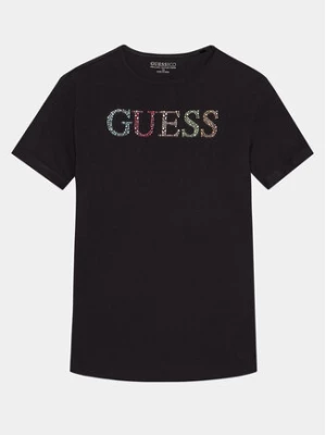 Guess T-Shirt J4GI38 J1314 Czarny Regular Fit