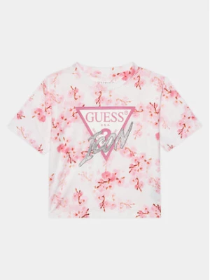 Guess T-Shirt J4RI06 K6YW3 Różowy Boxy Fit