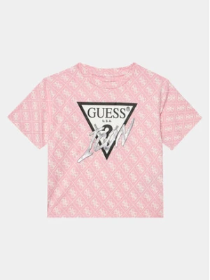 Guess T-Shirt J4RI06 K6YW3 Różowy Boxy Fit