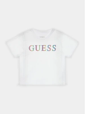 Guess T-Shirt J4RI33 K8VA3 Biały Boxy Fit
