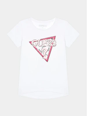 Guess T-Shirt J4RI47 K6YW4 Biały Regular Fit