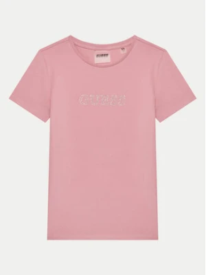 Guess T-Shirt J4RI49 J1314 Różowy Regular Fit