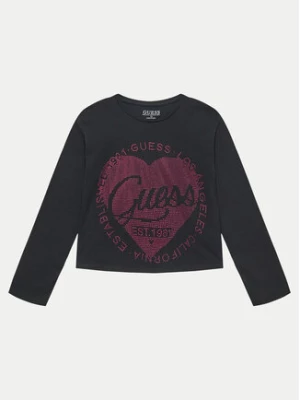 Guess T-Shirt J4YI18 K6YW4 Czarny Boxy Fit