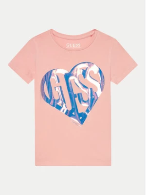 Guess T-Shirt J4YI42 K6YW4 Różowy Regular Fit