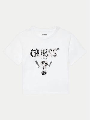 Guess T-Shirt J4YI46 K8FQ4 Biały Boxy Fit