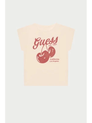 Guess T-Shirt J5GI00 K6YW4 Różowy Regular Fit