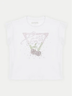 Guess T-Shirt J5GI01 K6YW4 Biały Regular Fit