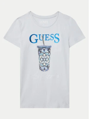 Guess T-Shirt J5GI08 K6YW4 Błękitny Regular Fit