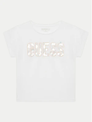 Guess T-Shirt J5GI09 K6YW4 Biały Regular Fit