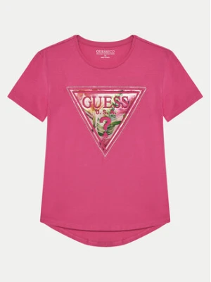 Guess T-Shirt J5GI15 K6YW4 Różowy Regular Fit