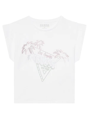 Guess T-Shirt J5GI32 K8HM4 Biały Regular Fit