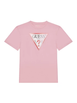 Guess T-Shirt J5GI34 K6YW4 Różowy Oversize