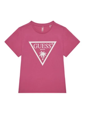 Guess T-Shirt J5GI36 JA914 Różowy Boxy Fit